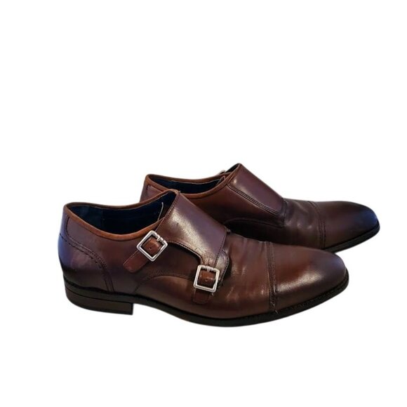 Cole Haan Grand.360 Double Monk Strap Shoes Men’s 11M | Brown Leather Oxford main image 6